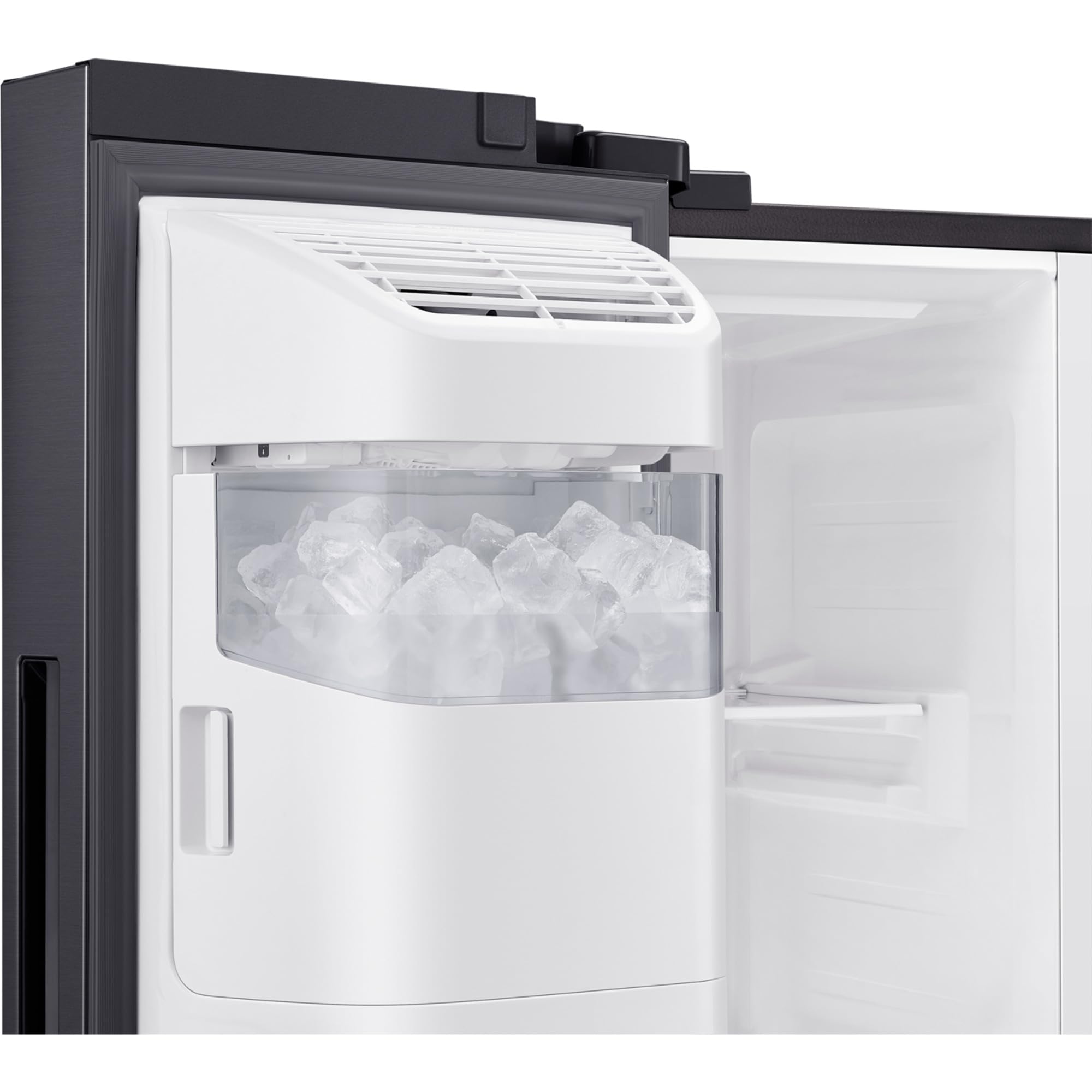 Samsung RS64DG5303B1EF Side by Side Kühl-Gefrier-Kombination Premium Black Steel