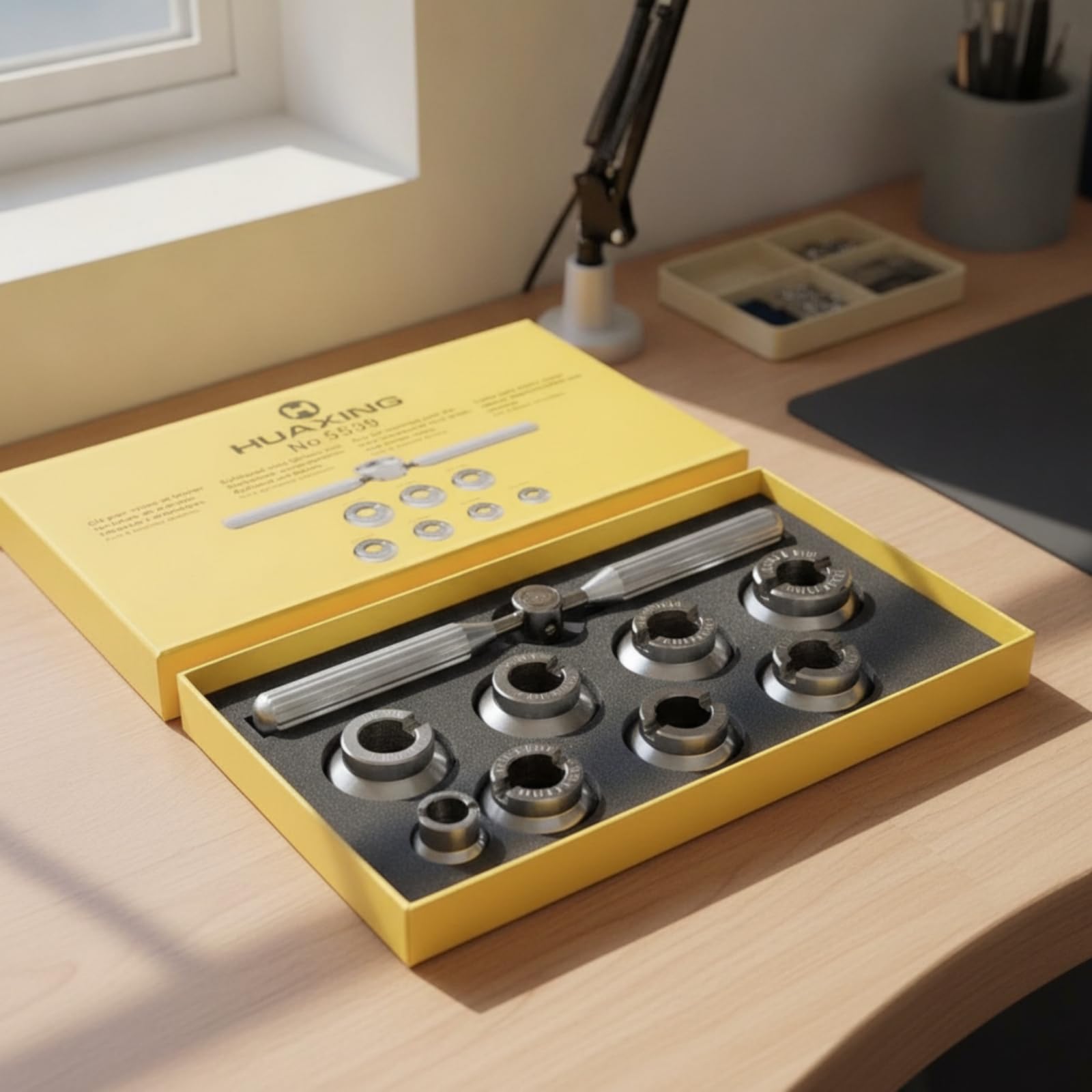 Apricassa con Punte Professionale Apricassa Universale Manuale Utensile per Orologiai, Artigiani, Laboratorio, Banco da Lavoro