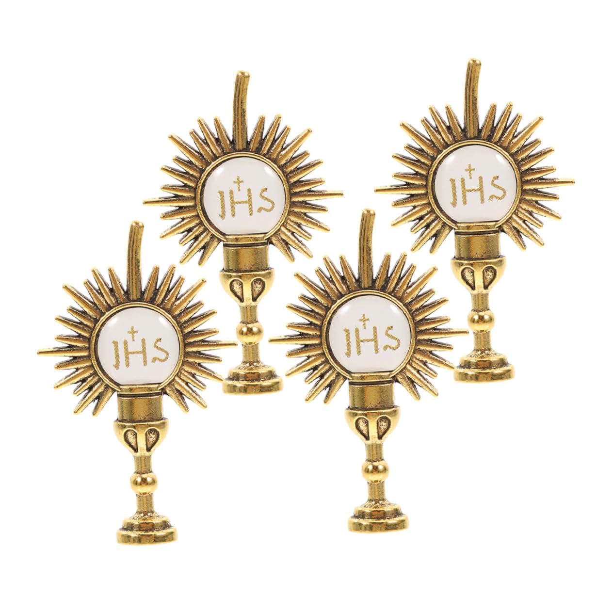 Gogogmee 4Pcs Religious Lapel Pin First Communion Chalice Tie Pins for Boys Brooches for Faith Inspired Occasions Catholic