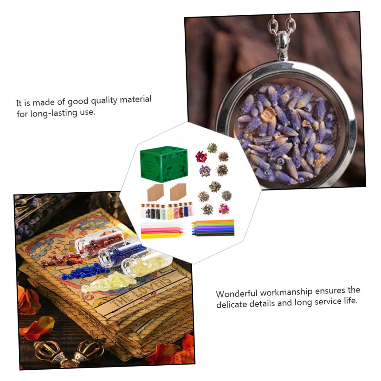 Kit de Velas de Brujería para Principiantes Cera de Parafina