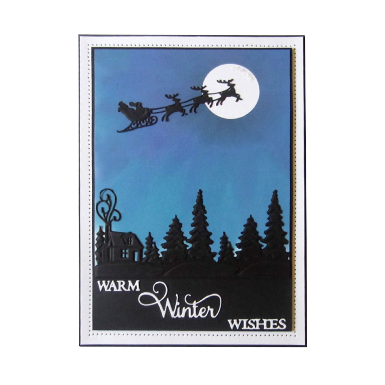 Ruzister Weihnachts-Stanzformen – Aus Karbonstahl, Für Karten, Scrapbooking & Basteln