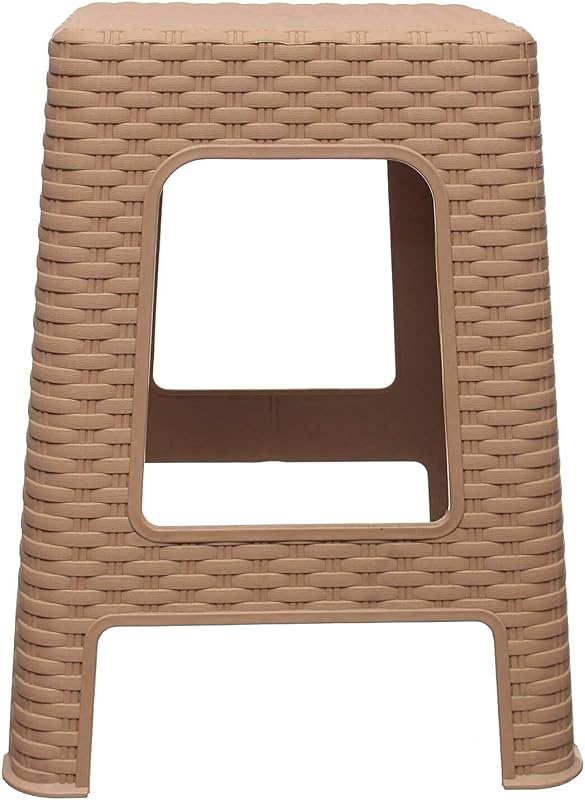 Plastic stool - beige