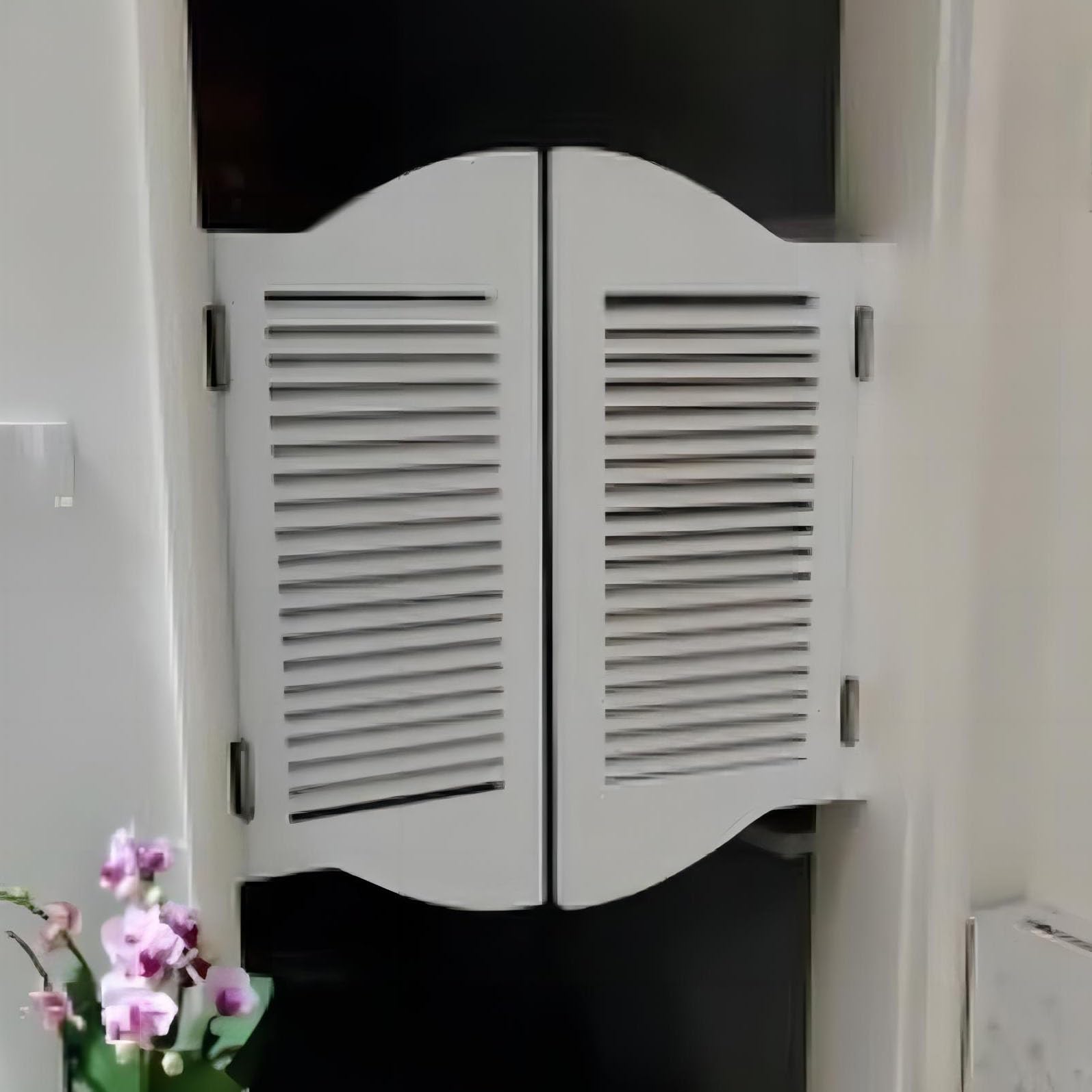 Portes battantes de café pour séparer le salon de la cuisine