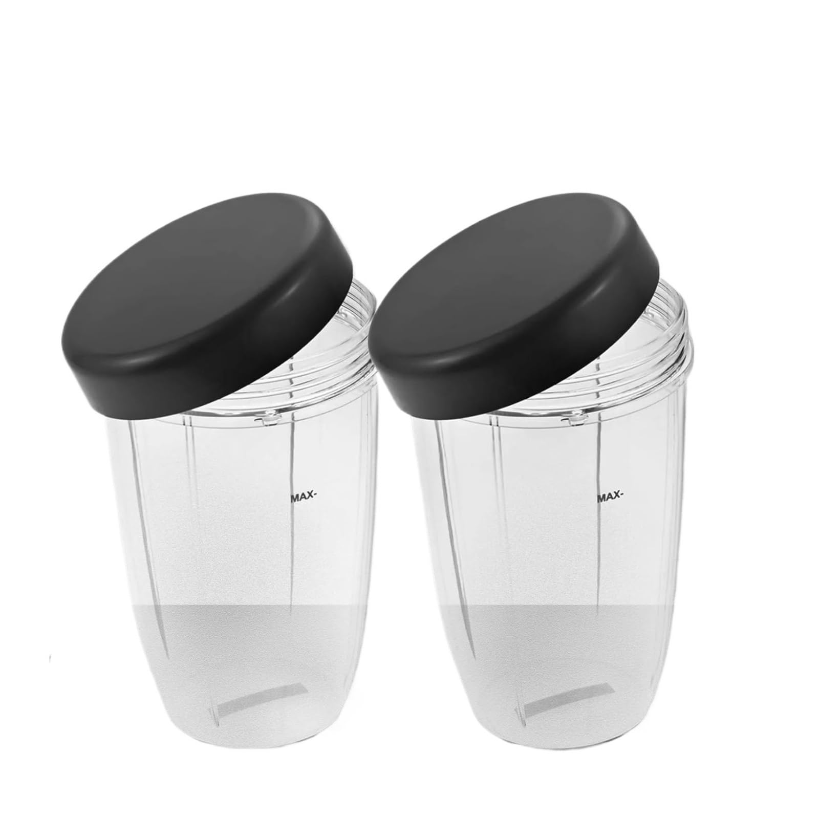 Vasos de licuadora con tapas compatibles con Nutribullet 600W 900W, 2 uds.