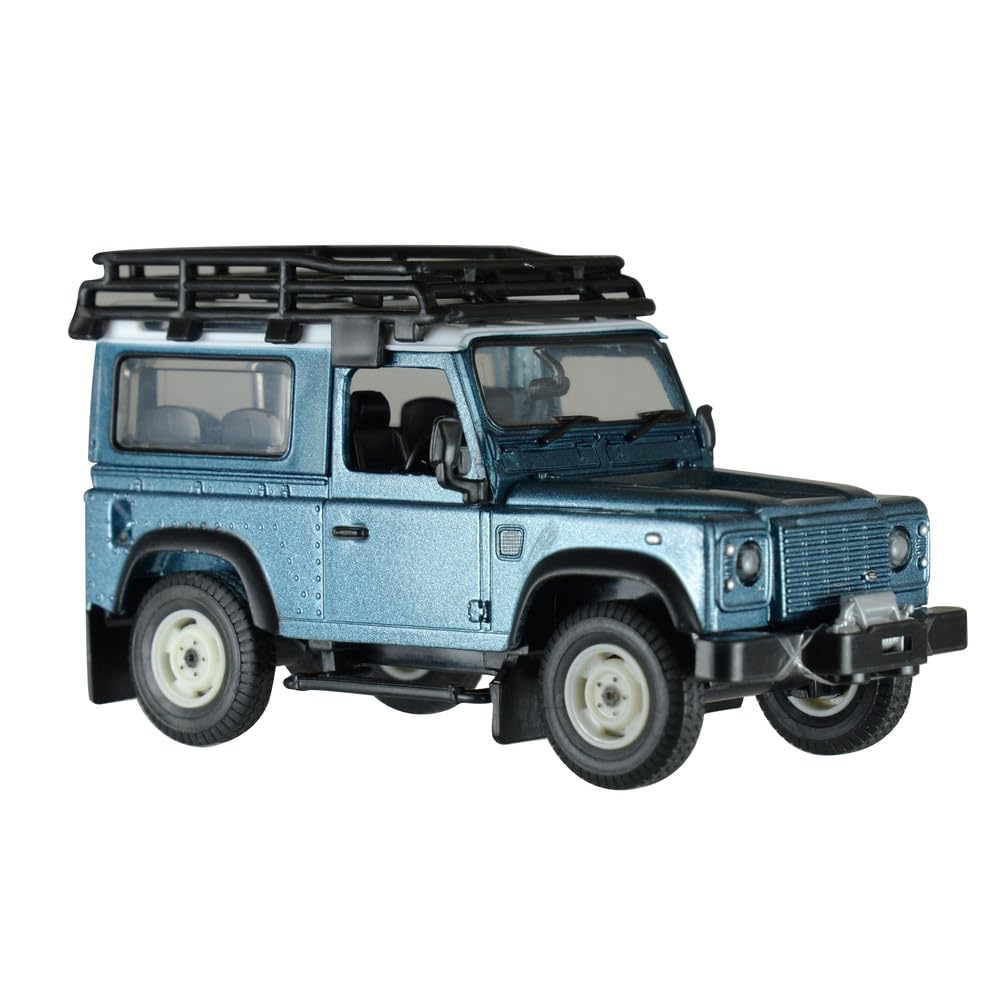 Britains 43217 Land Rover Defender With Roof Rack and Winch Collectable Vehicle, Car Toy Suitable From 3 Years, 43217, Blue — image 1