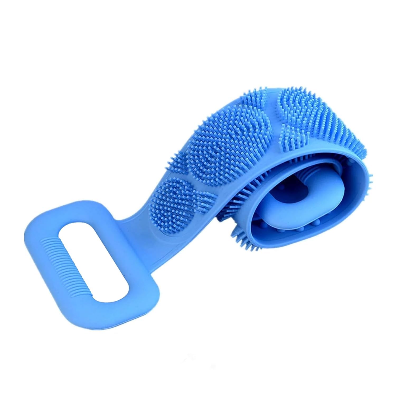 Silicone Body Back Scrubber, Double Side Bathing Brush for Skin Deep Cleaning Massage, Dead Skin Removal Exfoliating Belt for Shower, Easy to Clean,Body Brush for Bathing-picture-39