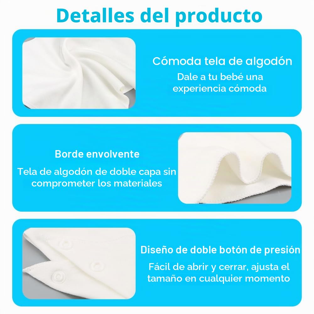 10 Piezas Baberos Bebé Algodón Blanco Pintar con Rotuladores | DAGORD Set DIY de Baberos para Bebés con 12 Rotuladores Textiles y 6 Plantillas Pintura Baby Shower Regalo