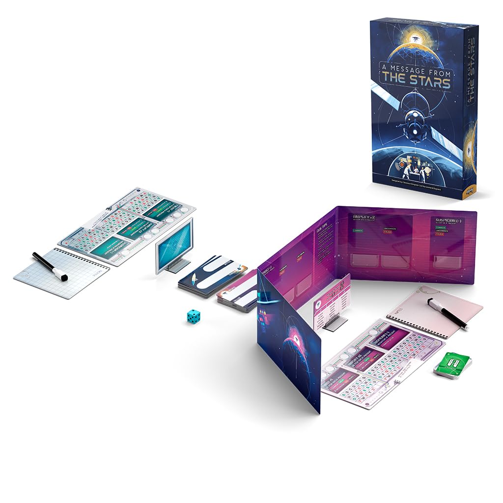 A Message from The Stars | Deduction Word Game for 2–8 Players | Logic, Codebreaking, and Communication Puzzle | Ages 11+ | 45 Minutes