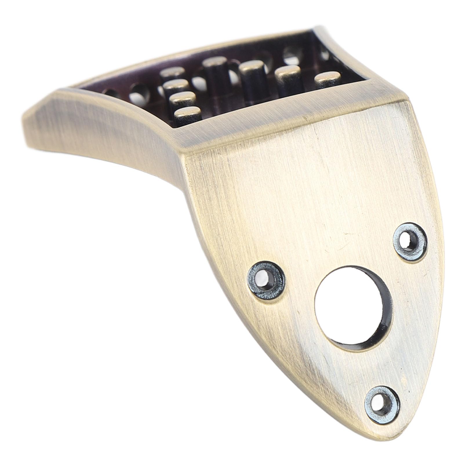 Zinc Alloy Integrated Casting No Noise 8 String Traditional Mandolin Tailpiece, Mandolin Tailpiece, for 8 String Arched Top Mandolin, Instrument Accessory