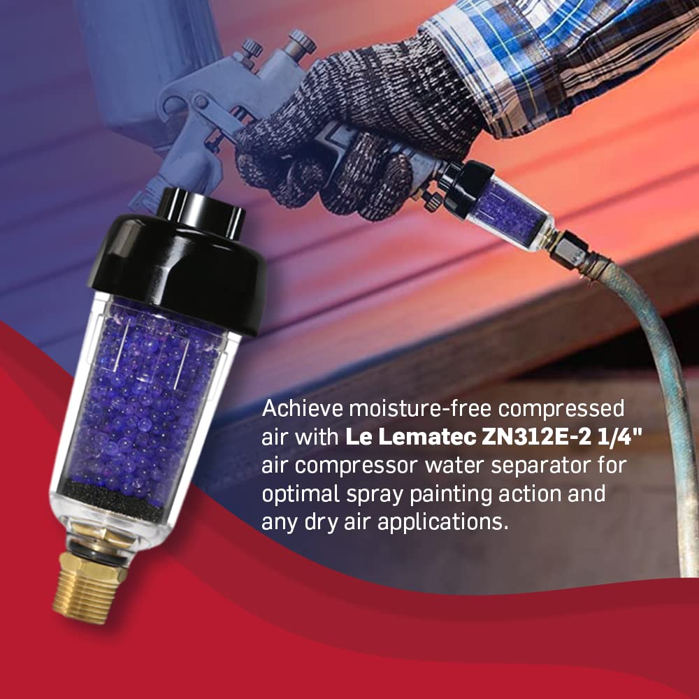 Buy LE LEMATEC ZN312E2 1/4Inch NPT Desiccant Air air compressor air