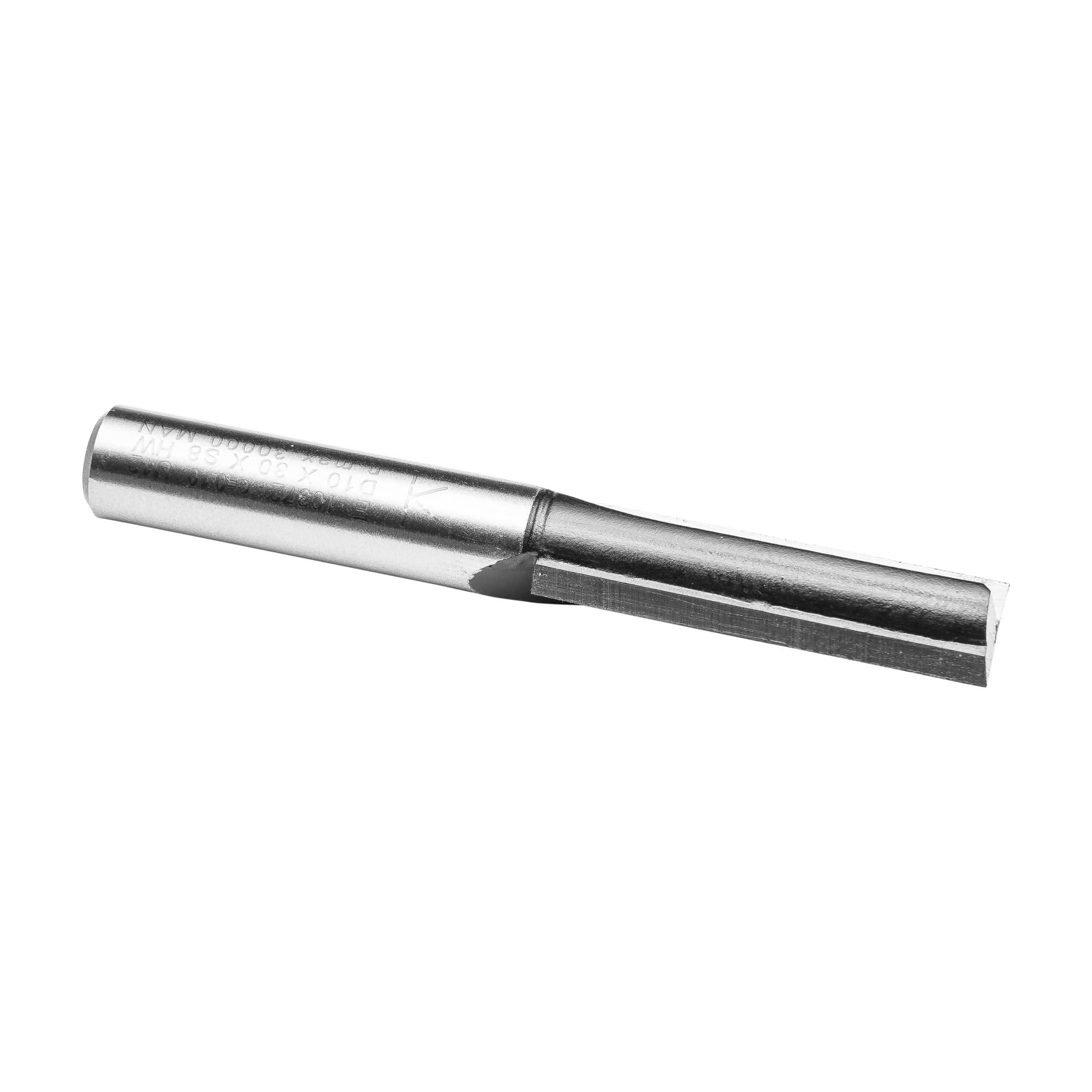 ENT 10372 Fresa per incastri caburo, gambo (S) 8 mm, diametro (D) 10 mm, NL 30 mm, SL 32 mm, GL 62 mm
