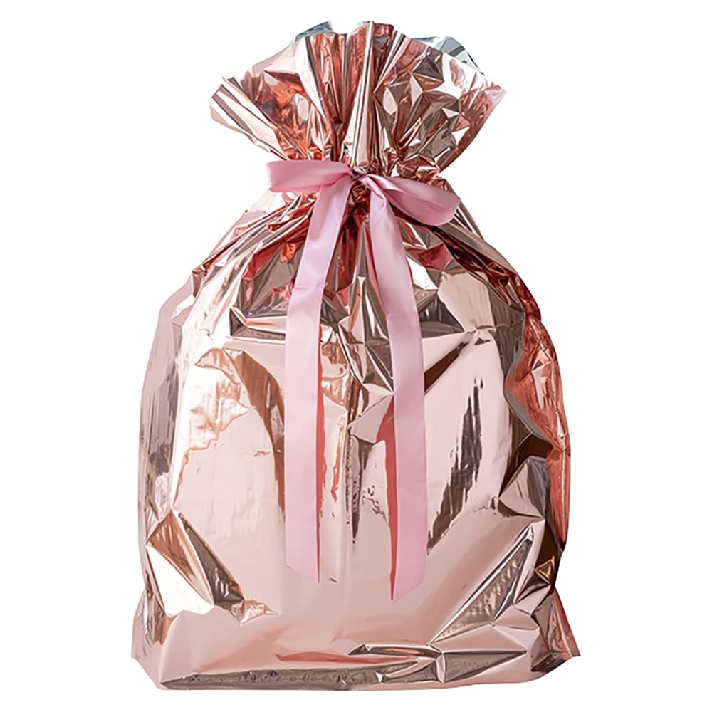 Amazon.co.jp: ヘッズ ラッピング袋 70×94×20cm XL ピンク 10枚 アルミ