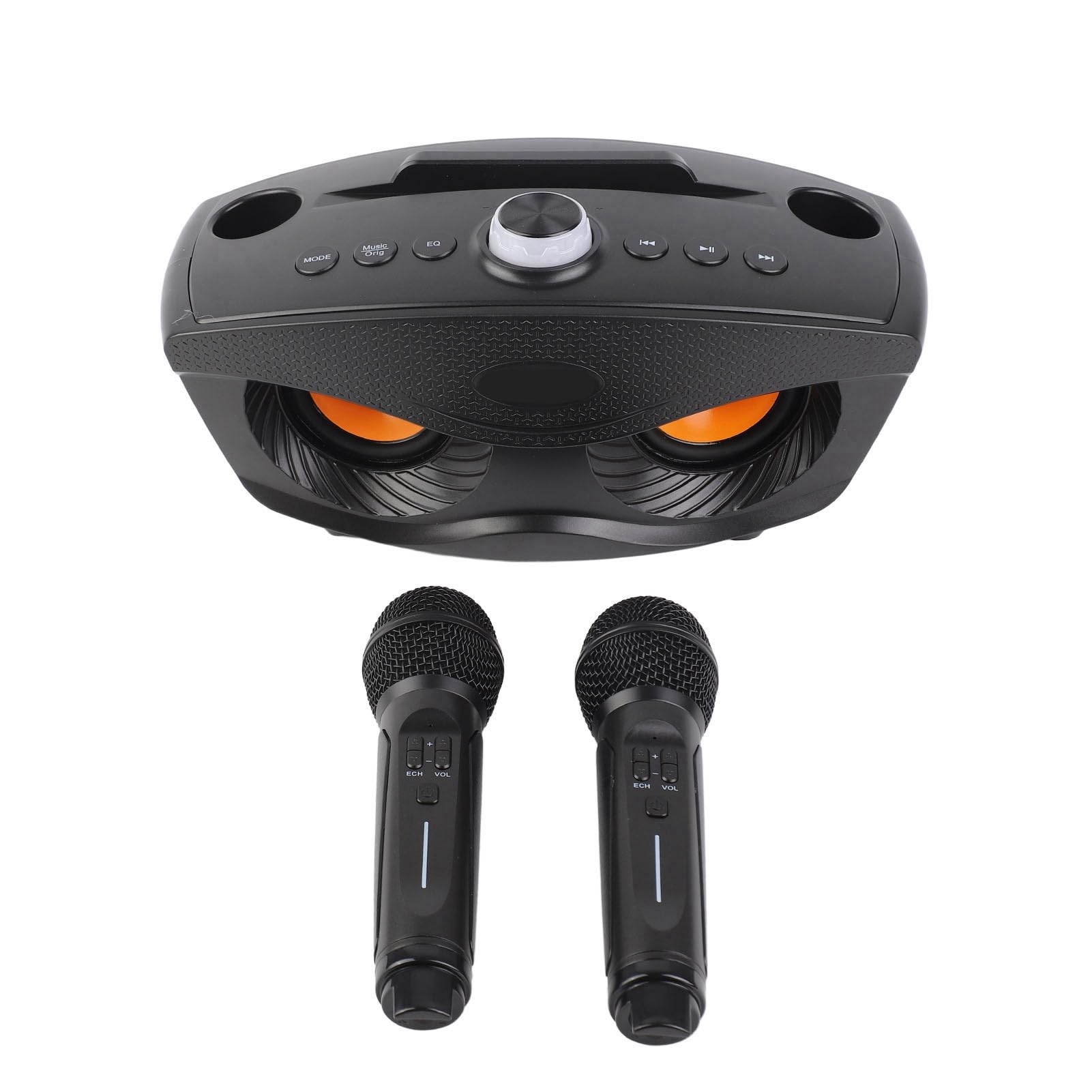 Keenso Microfono Innovativo DOPPEL -KARAOKE -MIKROFON PER Home KTV AUX/Supporto Scheda di Memoria di Input