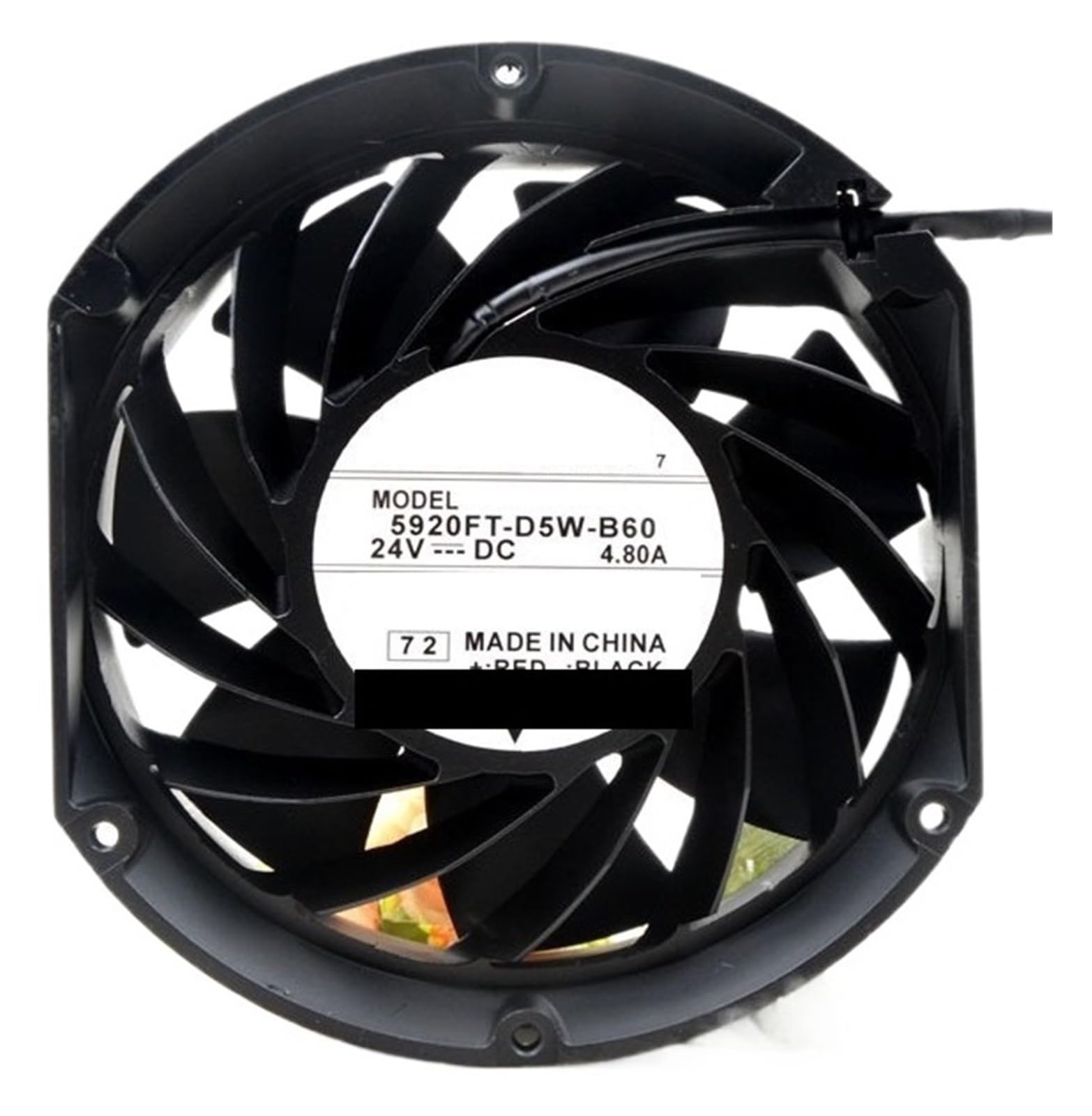 PEQYUACTE 5920FT-D5W-B60 24V 4.8A 172X172X51mm 335CFM 4300RPM Cooling Fan