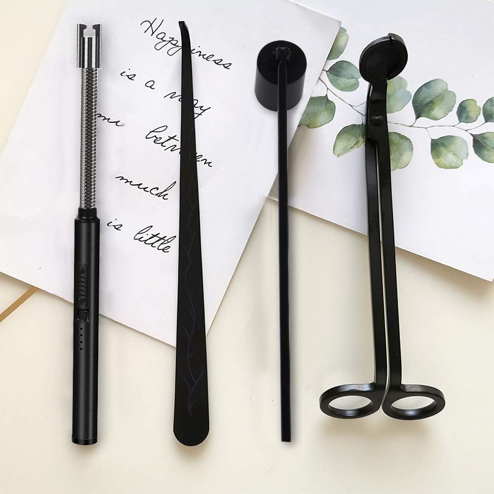 VINCIGANT Candle Accessory Set of 4, Candle Wick Trimmer