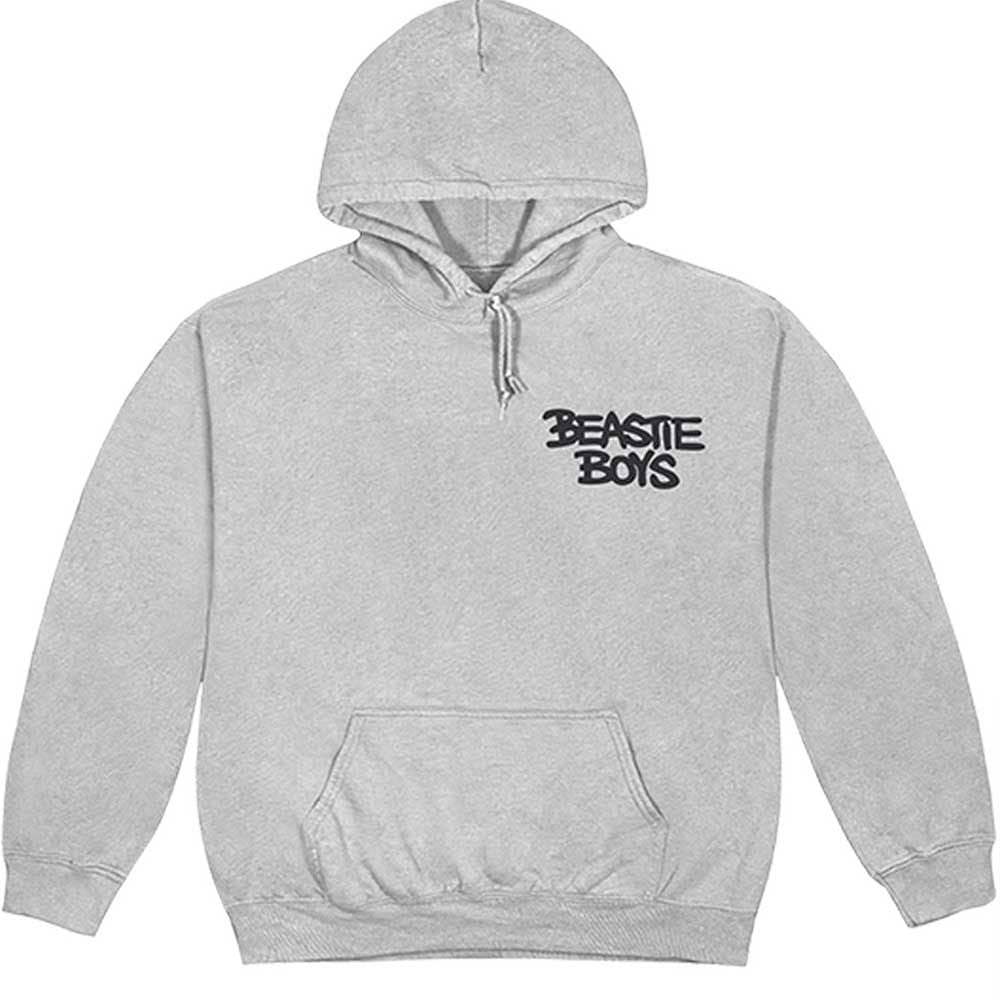 The Beastie Boys Hoodie Check Your Head Official Mens Grey Pullover L