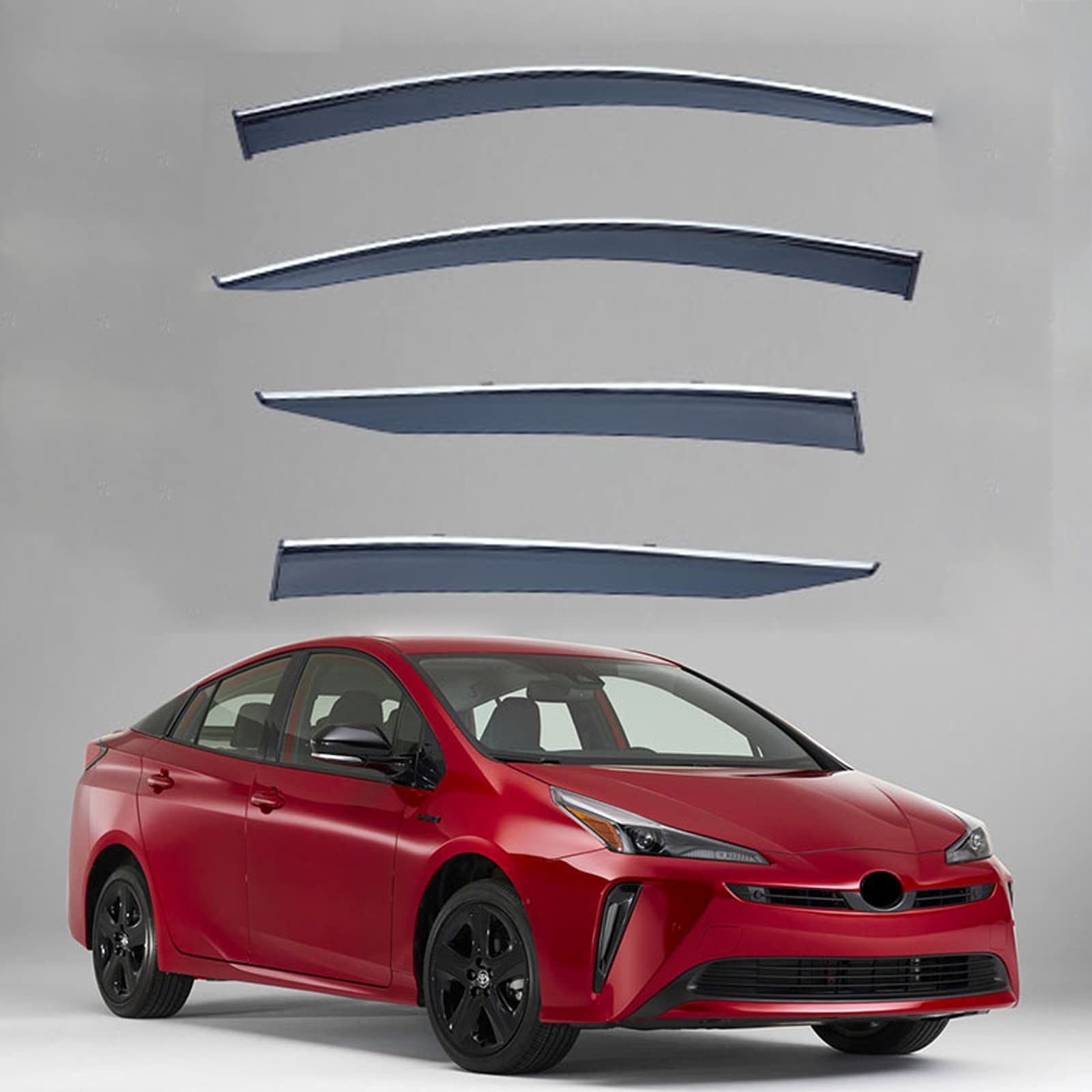 Amazon | バイザー サイドバイザー トヨタ プリウス PRIUS【50系