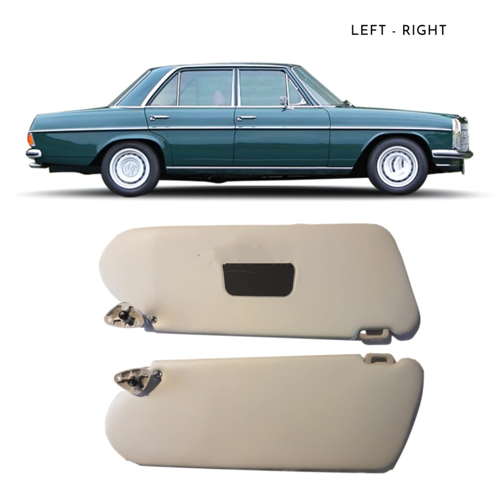 Amazon | 車用インナーサンバイザー ベンツW108 W110 W114 W115用 カー