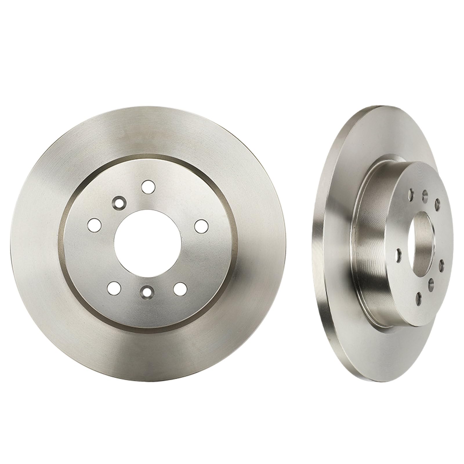 Frankberg Bremsensatz inkl. 2x Bremsscheiben + 4x Bremsbeläge Hinten Kompatibel mit Qashqai II SUV J11 J11 Kadjar HA HL Replace# 440606633R,D40604CA0A