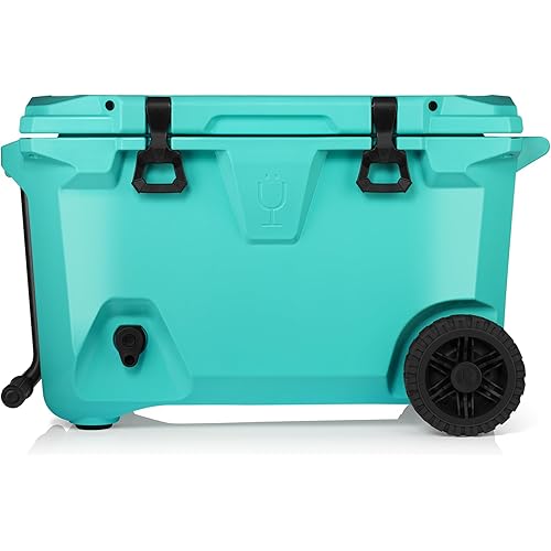 BrüMate BrüTank Wheeled Hard Cooler with Built-in Drink Dispenser Tank and Tap | Perfect for Beach, Tailgating, Drinks, Camping, Sports Games, Parties and More