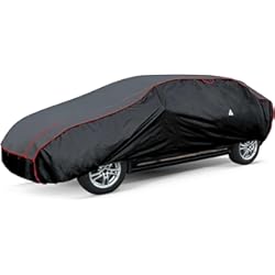 Funda Volante Toyota Prius Walser Funda antigranizo para el Coche Pro, Funda Repelente al Agua antigranizo para automóvil, Lona para Coche, Funda para Coche L - Antracita-Negro