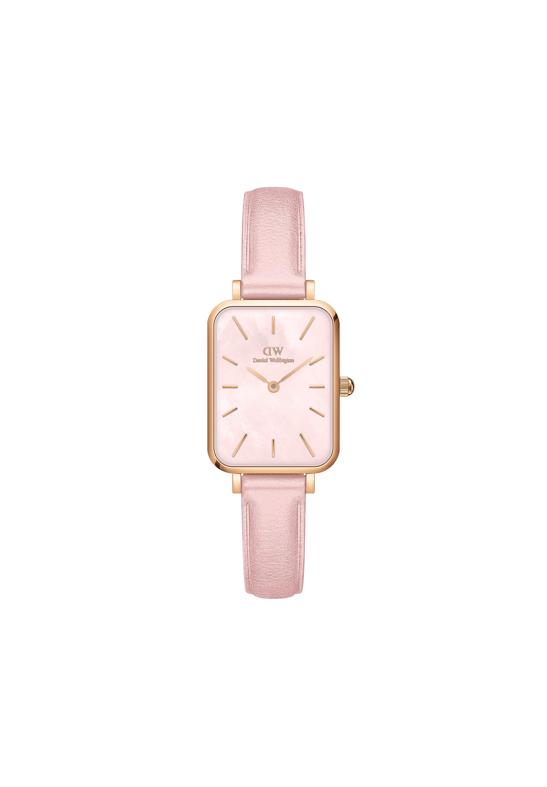 Daniel Wellington Leather Quadro Cherry Blossom Pink Women Analogue Watch, Band_Black (B0BYJDWG66) Amazon Price History, Amazon Price Tracker