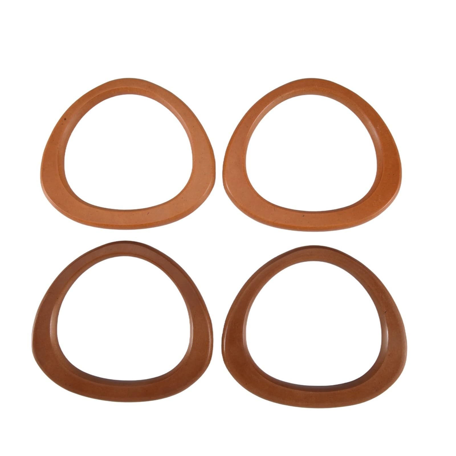 4 piezas mango de madera for bolso Para Bolsos | Herramienta circular con asas de madera for bolso de punto de ganchillo, bolso de playa, bolso de paja