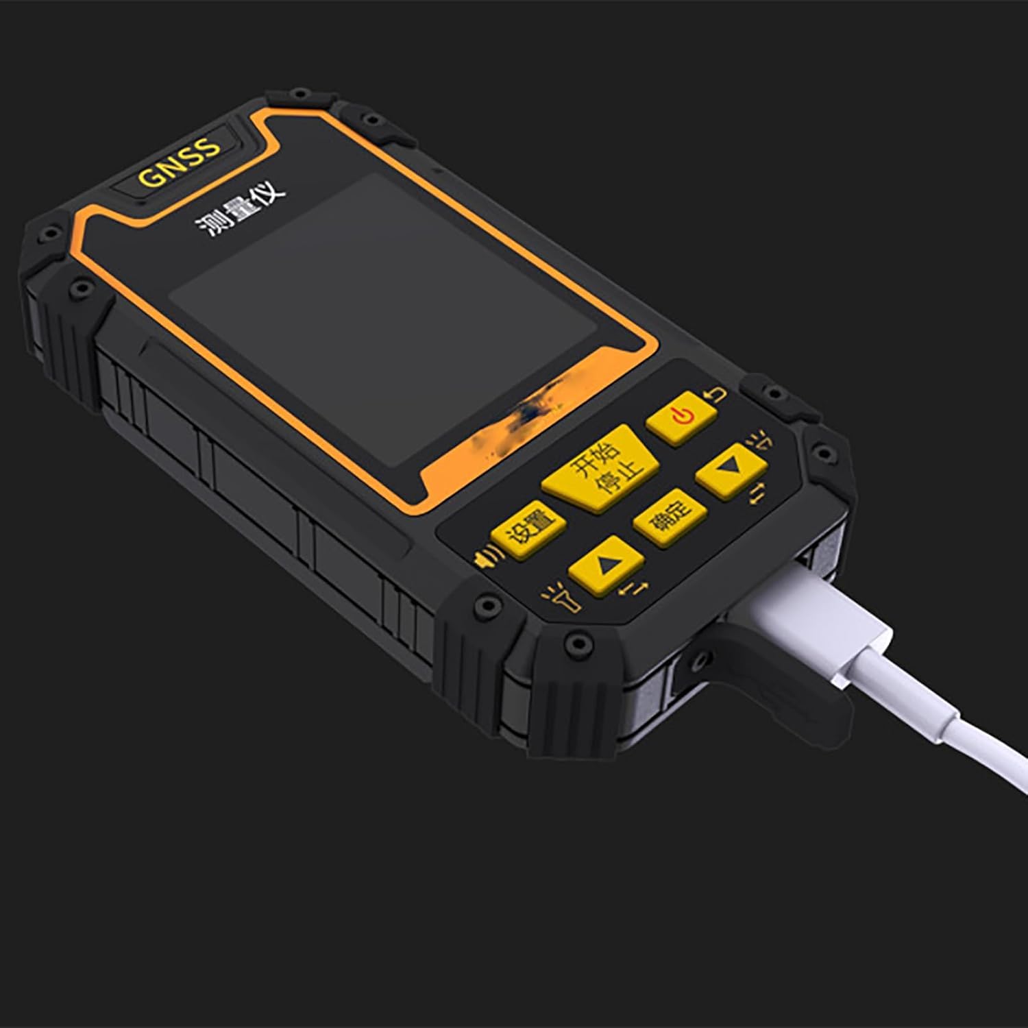 Equipo De Topografía De Medición De Tierra GPS De Mano: Herramienta Recargable De Alta Precisión para La Medición De Distancia del área del Lago De Minería De Montaña De Tierras De Cultivo