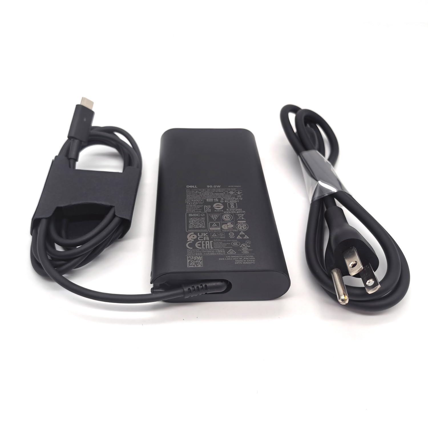 Caricabatterie Originale Dell 65W Per Latitude 3190, 5300, 7300, 7400 E Altri - Adattatore PA12