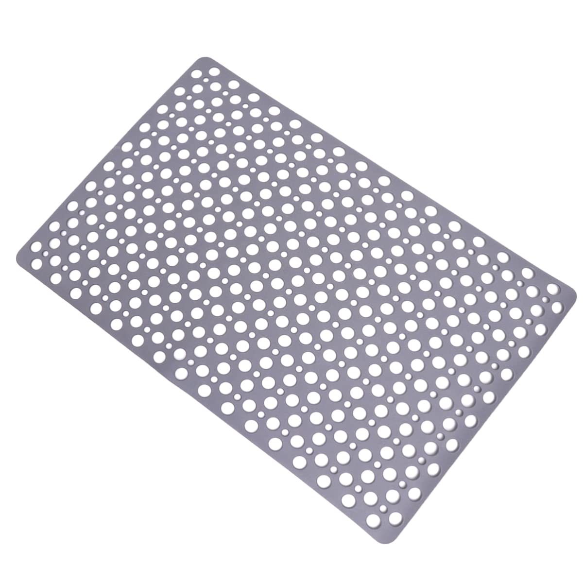 Alipis -Alfombrilla de de Material Duradero No Se Decolora para Suelo de Baño 60 X 90 Cm Color Gris