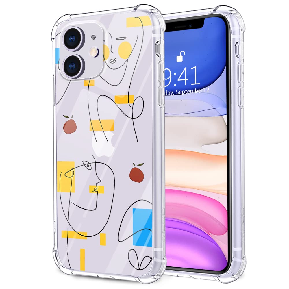 Amazon Com Maycari For Iphone 11 Case Aesthetic Abstract Yellow Face Cute Blue Art Line Pattern Design Clear Tpu Phone Cases Soft Flexiable Slim Protective Cases Anti Scratch Shock Absorbing Cell Phones Amazon Com Maycari For Iphone 11 Case Aesthetic Abstract Yellow Face Cute Blue Art Line Pattern Design Clear Tpu Phone Cases Soft Flexiable Slim Protective Cases Anti Scratch Shock Absorbing Cell Phones