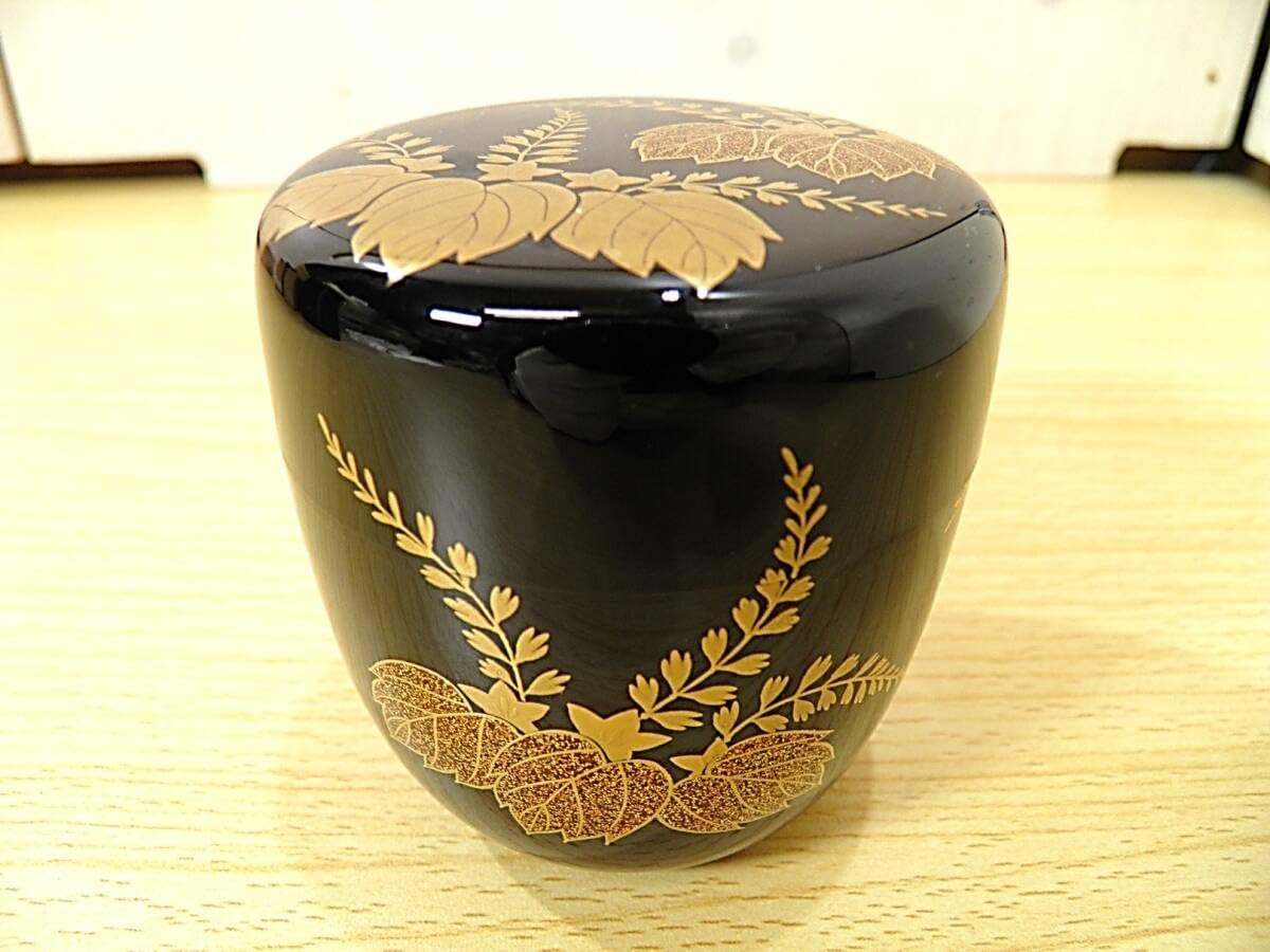 杜若蒔絵 平棗 松永松寛 茶道具 【公式通販】