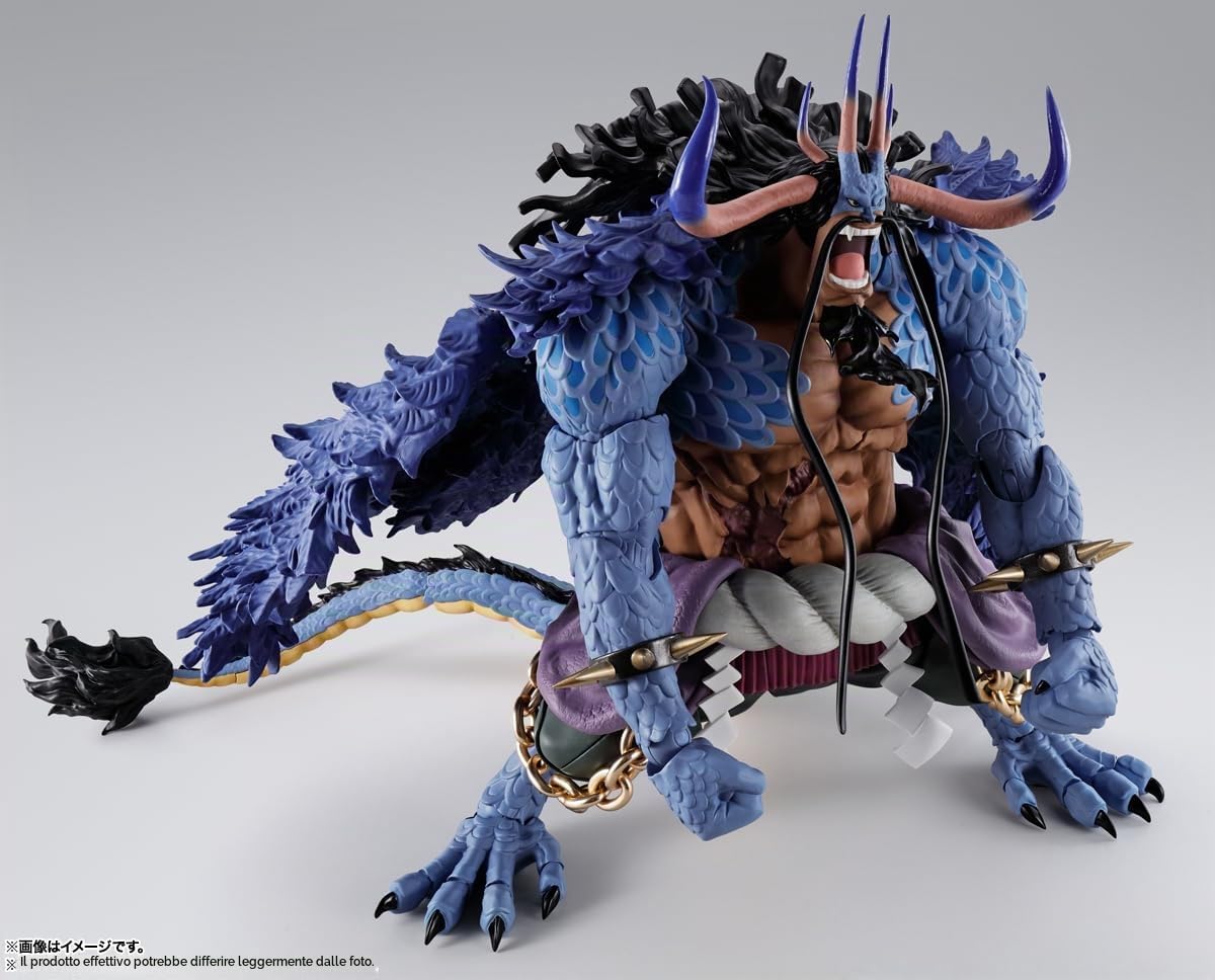 TAMASHII NATIONS - One Piece - Kaido King of The Beasts (Man-Beast Form), Bandai Spirits S.H.Figuarts Action Figure