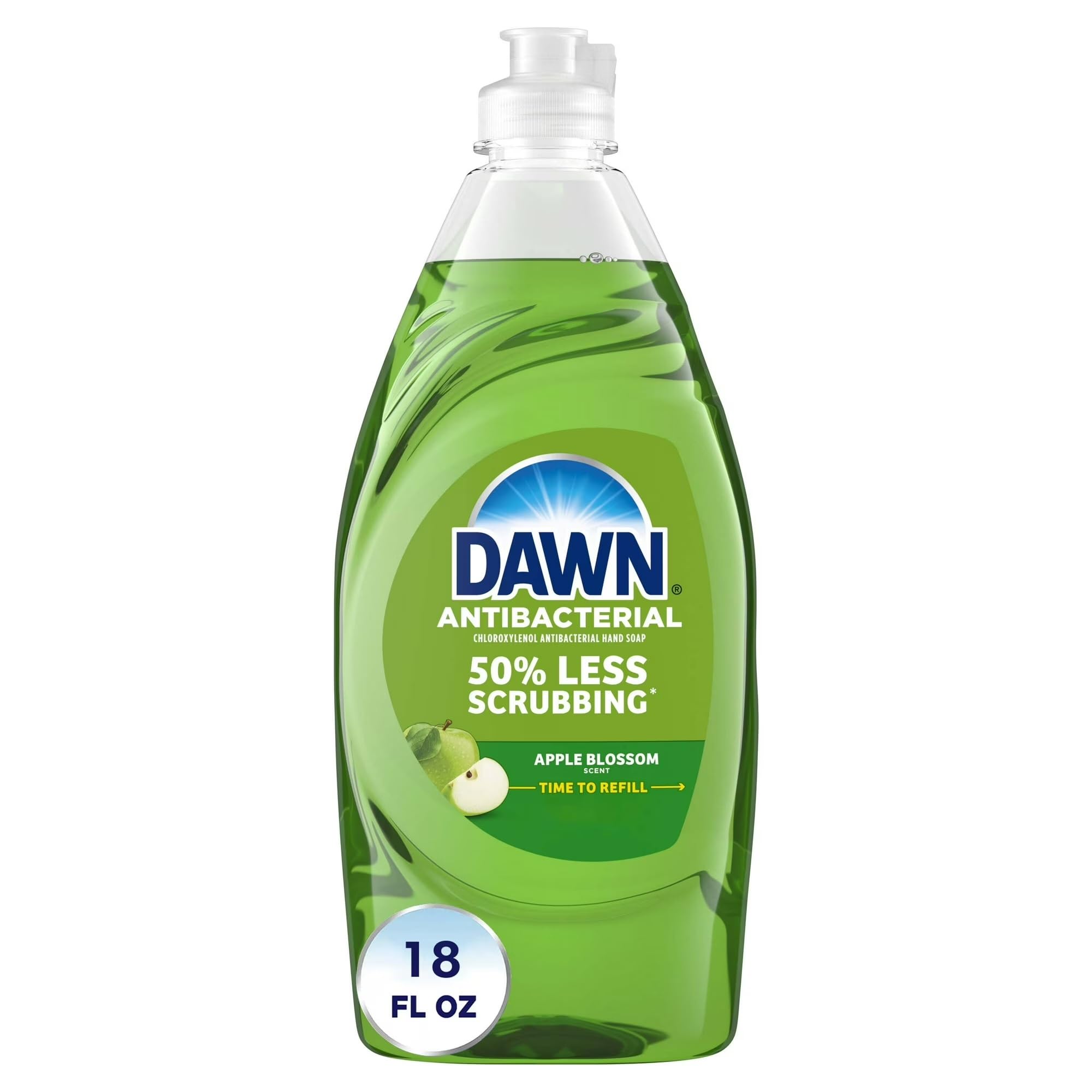 Dawn, Ultra Antibacterial Hand Soap Apple Blossom Scent, 18 Fl Oz