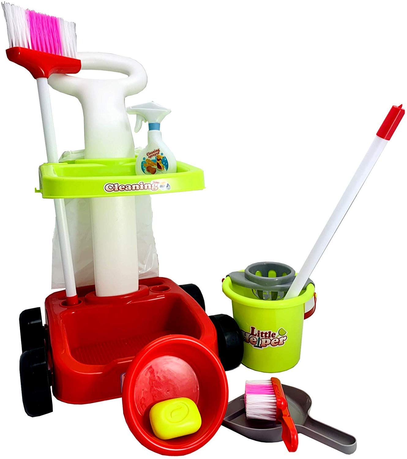 Buy Tiktaktoo Children Cleaning Trolley Cleaning Set Mop Children