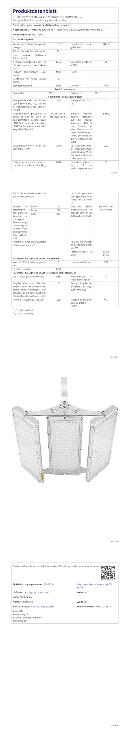 300W LED Strahler Außen, 30000LM Superhell Strahler Außen, 6000K Kaltweiße Led Scheinwerfer, IP66 Wasserdicht Flutlicht,Aussenstrahler für Garten, Garage, Sportplatz