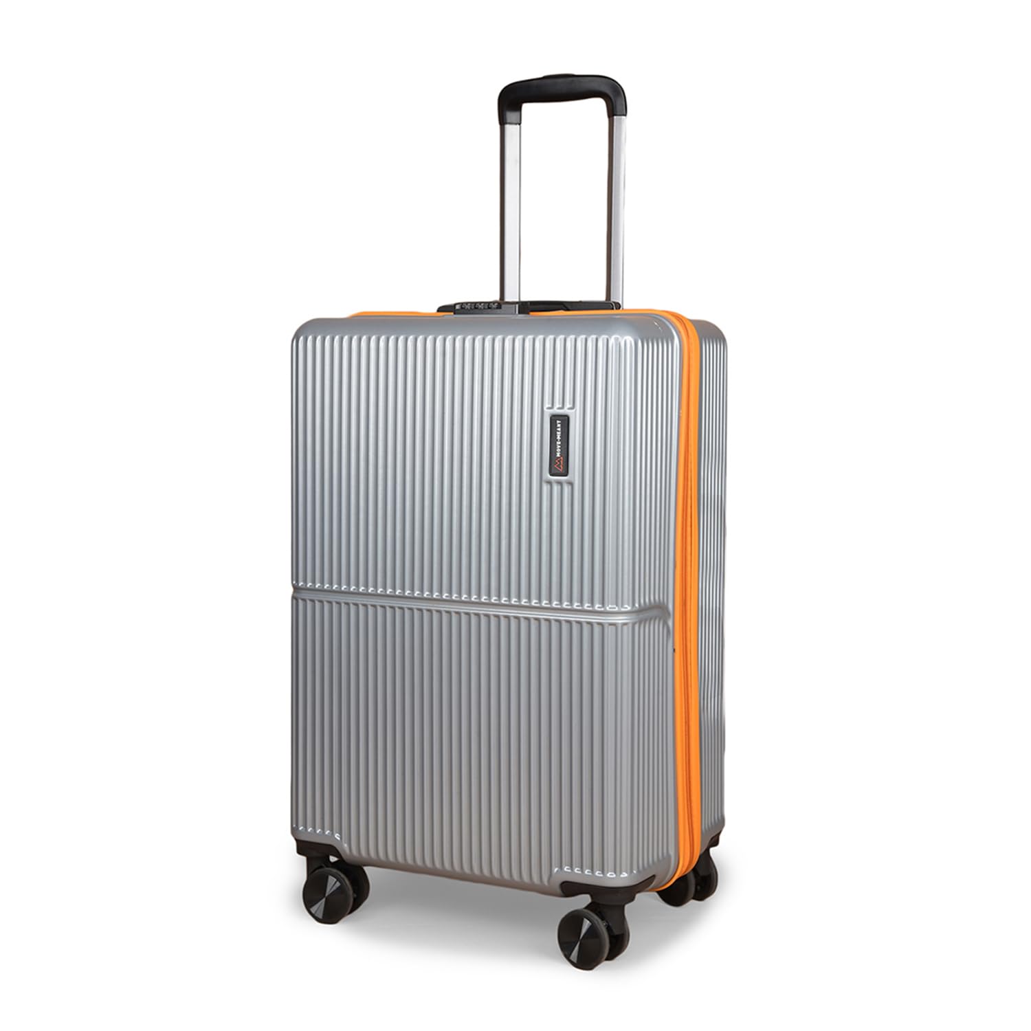 Cabin Polycarbonate Hard Shell Glide Small 55Cm Suitcase 8 Wheels Number Lock Poly Carbonate MAT. Grey for Men & Women | 360 Degree Wheeling System Luggage | Trolley Bags for Travel