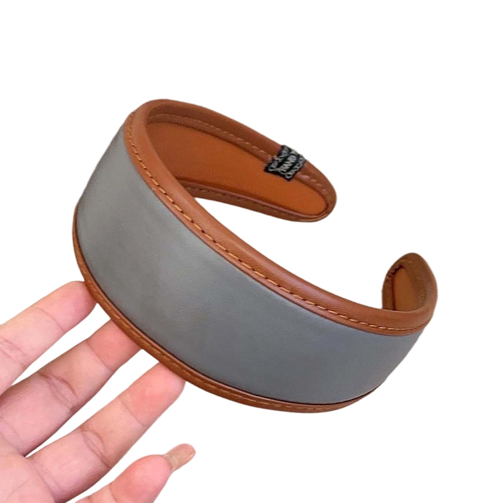 MICFENY Fashionable Hair Band Leather Headband Lightweight Hair Styling Accessory Headpiece For Daily Wear & Parties