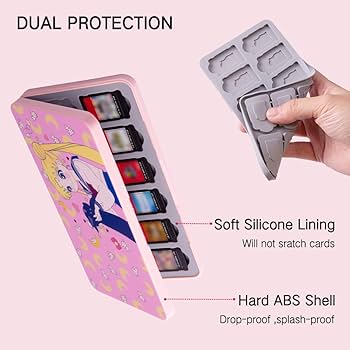 Amazon.com: PERFECTSIGHT Cute Game Card Case for Nintendo