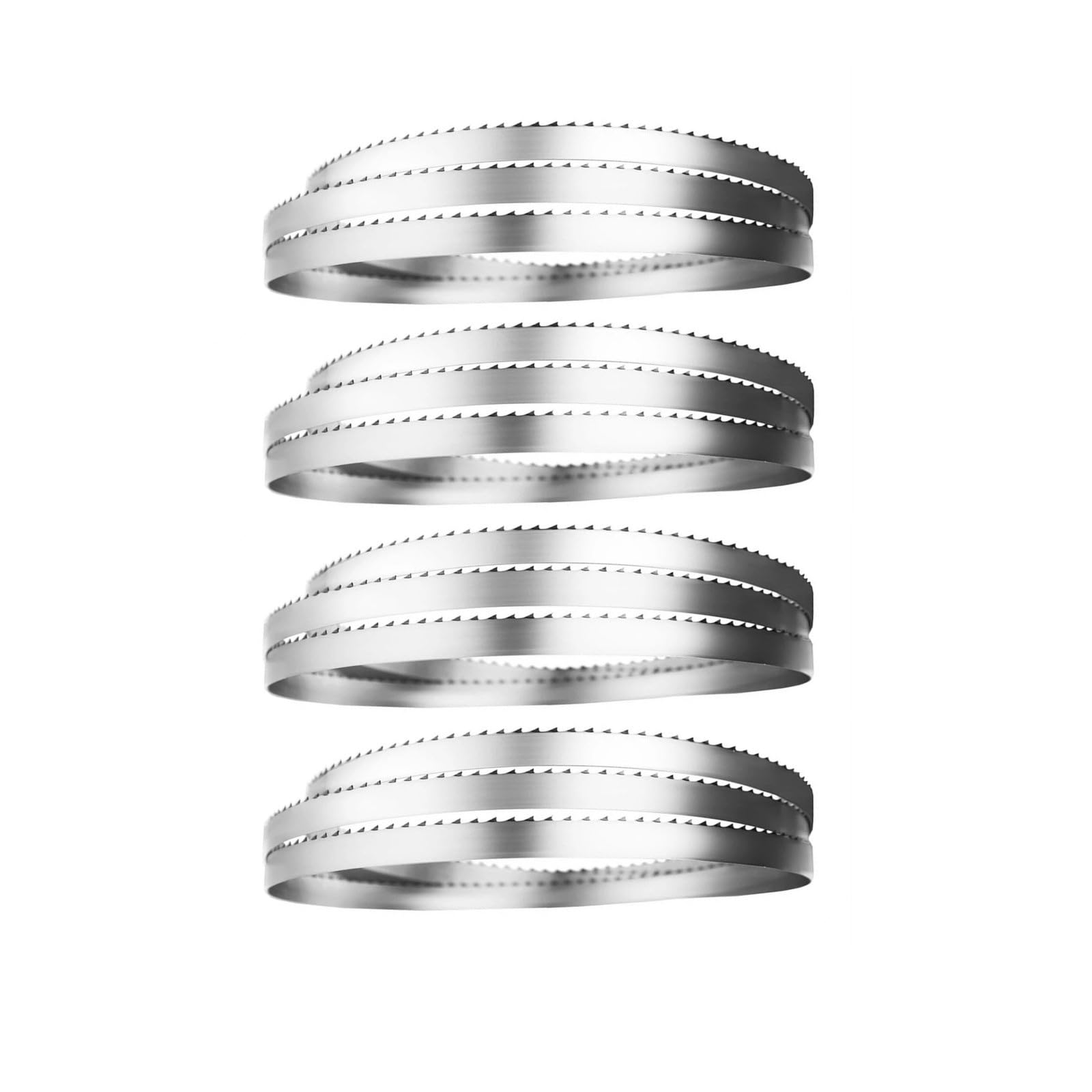 Band Saw Blades, 4 Pack 1750 x 16 0.56mm TPI Band Saw Blades, Bandsaw Replacement for Woodworking Meat,170820