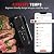 500FT Wireless Meat Thermometer – Bluetooth Digital Food Thermometer with Temperature Alarm, Smart BBQ Grill Thermometer for Oven, Smoker, Kitchen & Rotisserie Cooking