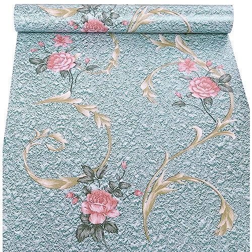 Image of Amazon Brand - Solimo Self Adhesive Stick Waterproof Wallpaper PVC Vinyl Decorative Wall Covering Old Furniture Door Bedroom Hall Living Room 45cm x 500cm (Pink-Flower)