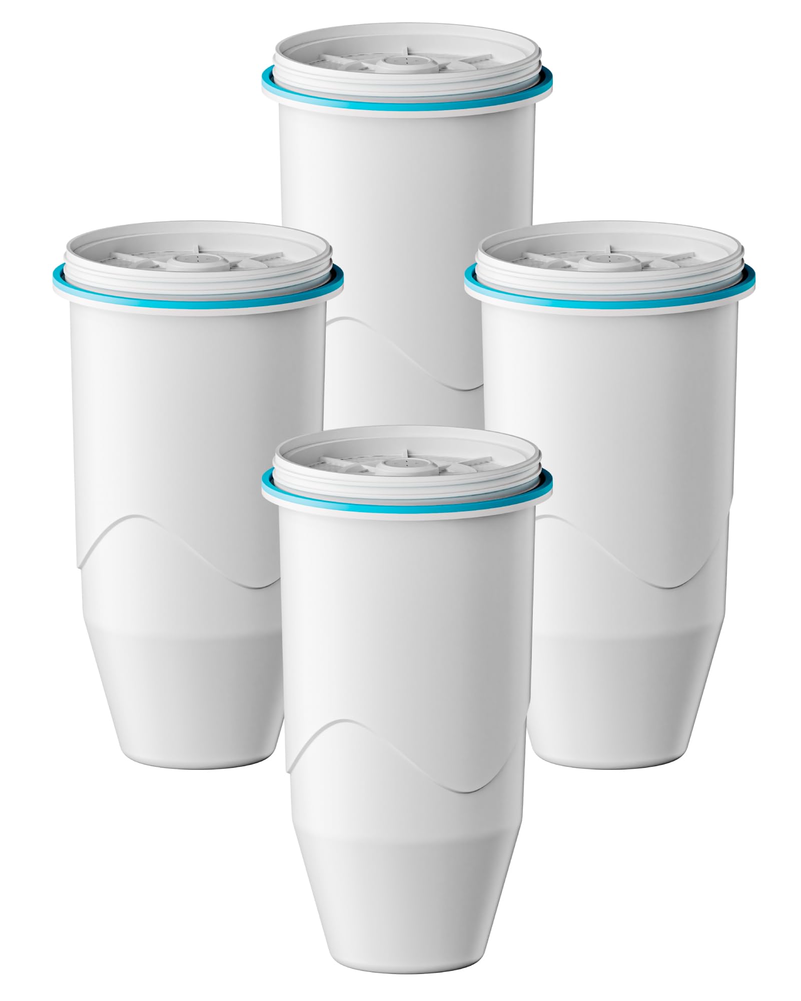 Photo 1 of Replacement for Zero Water Pitchers and Dispenser ZR-001 ZR-004 ZP-006 ZR-017, Five-Stage Filter System, Reduce Lead, Chromium, PFOA/PFOS by GAMOTH, 4 Count
