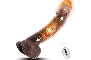 8-Inch Black Thrusting Realistic Dildos Vibrator: A Sensuous Exploration for Intimate Incounters