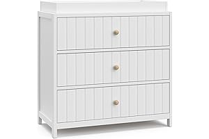 Graco's Teddi Convertible 3-Drawer Dresser with Removable Changing Table Topper