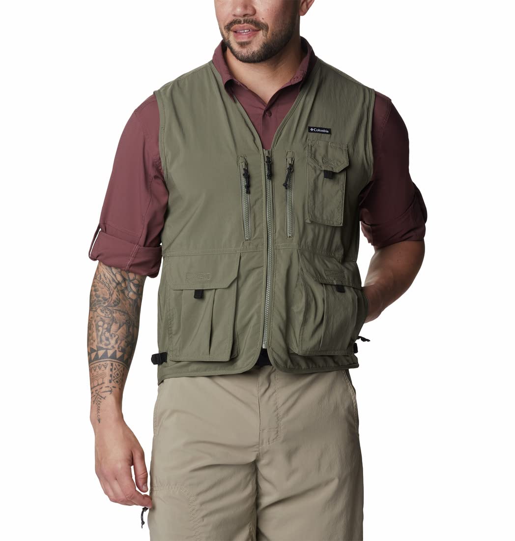 columbia Men Grey Omni Wick Silver Ridge Utility Gillet, L-picture-47