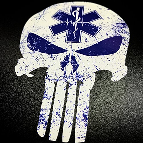 Paramedic Punisher Star of Life - Sticker