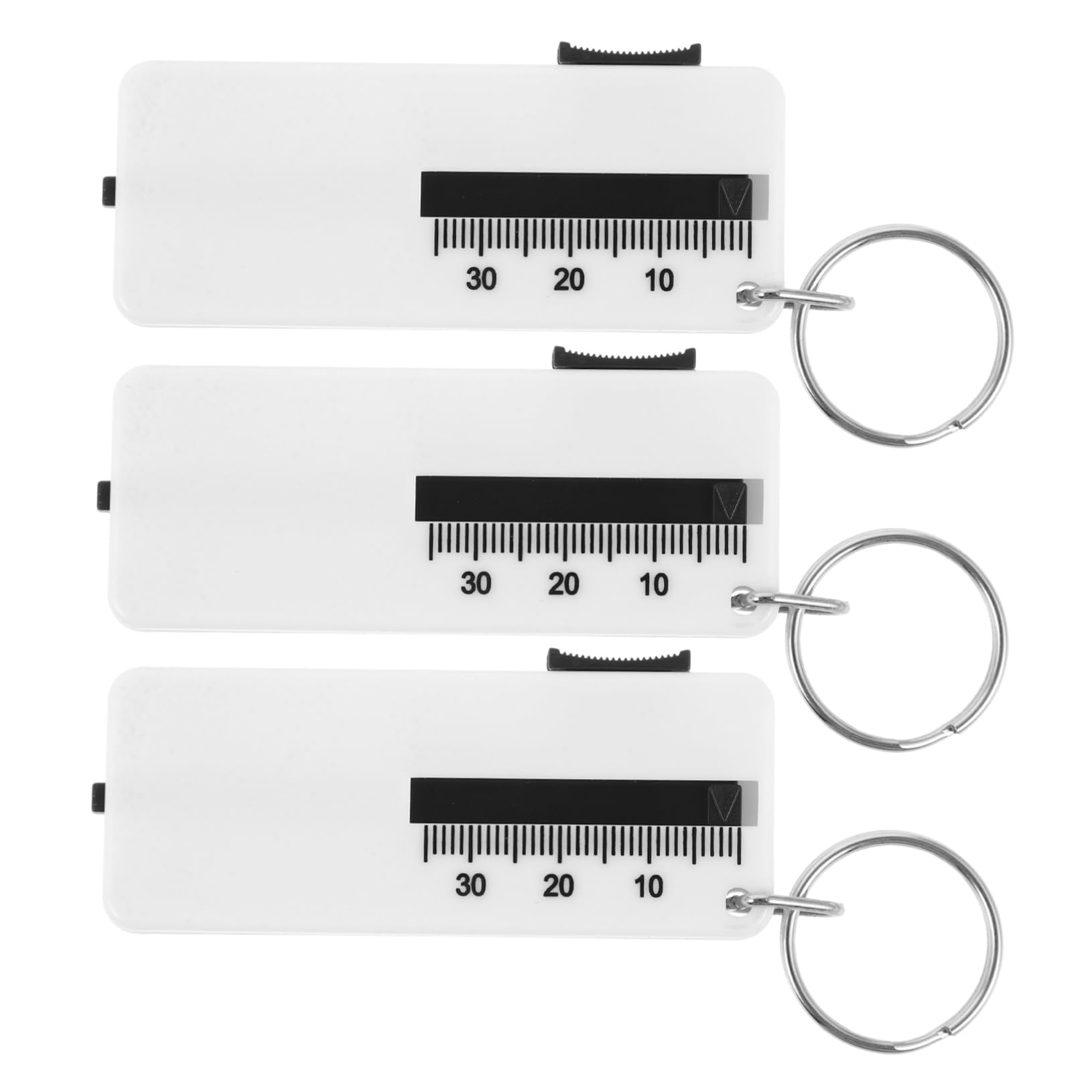 PRETYZOOM 3Pcs Tire Depth Gauge Tool for Car Accurate Tread Depth Measurement Automotive Tire Thread Gauge for Cars Trucks and Motorcycles