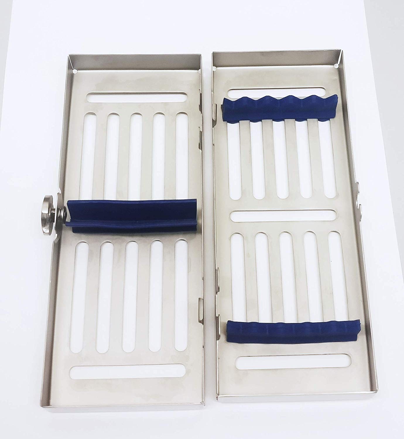 Sterilisation Kassette Tablett für 5 Instrumente, 185 mm x 65 mm x 20 mm