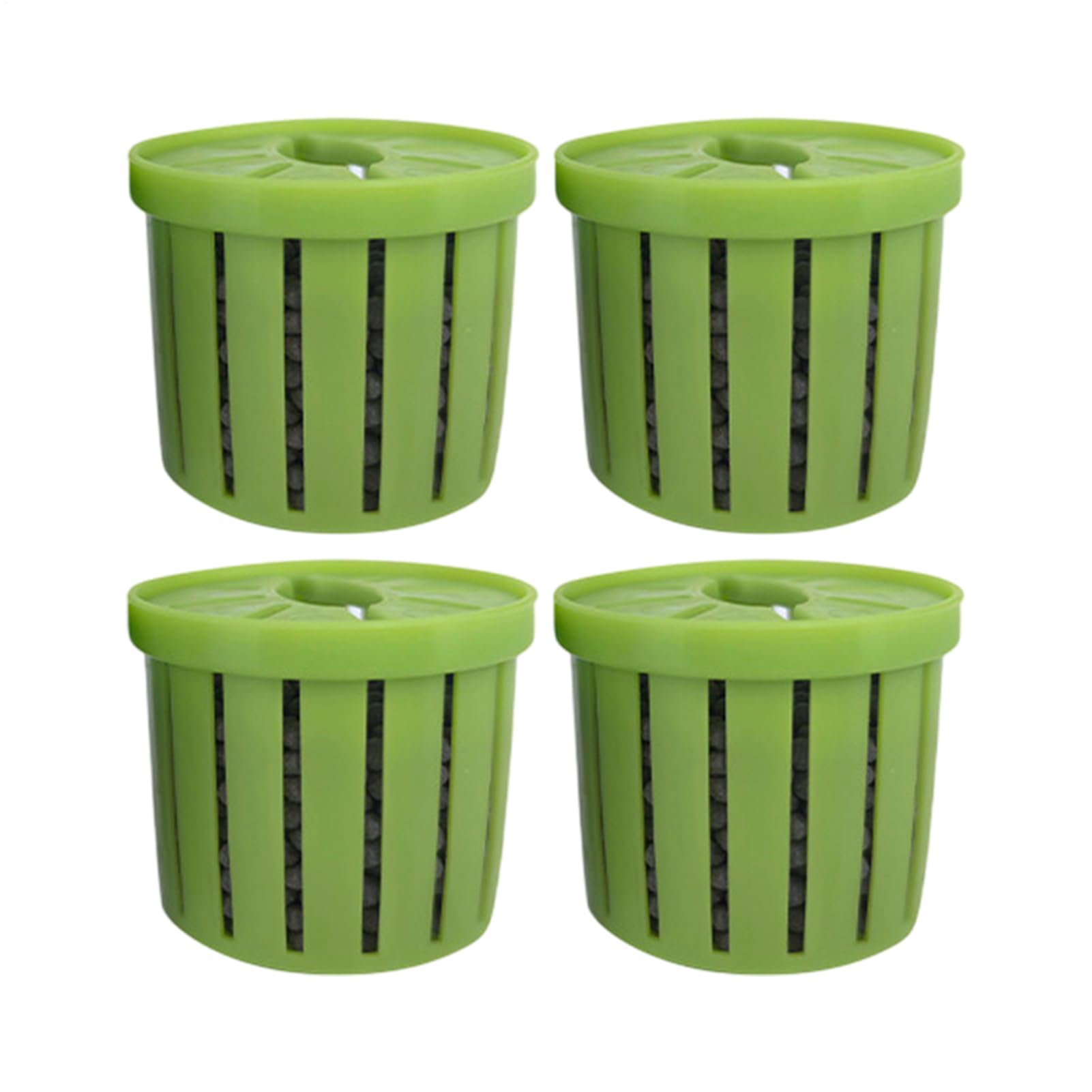 Water Plant Pot, 4 Pack Aquatic Plant Weights Pot Stable Planting Basket Small Corner Pots for Landscape Decoration Window Shelf Wall Garden